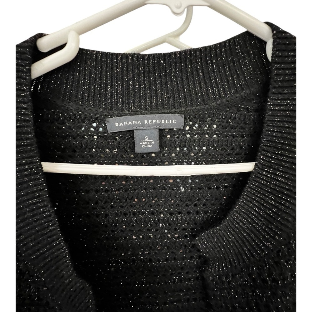 Banana Republic Black Open-Front Cardigan - Picture 4 of 5